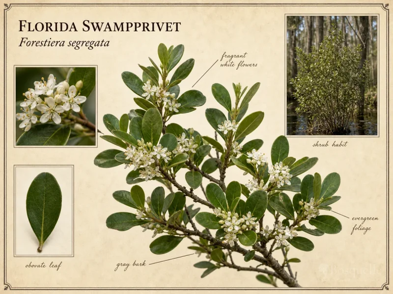 Florida Swampprivet (Forestiera segregata)