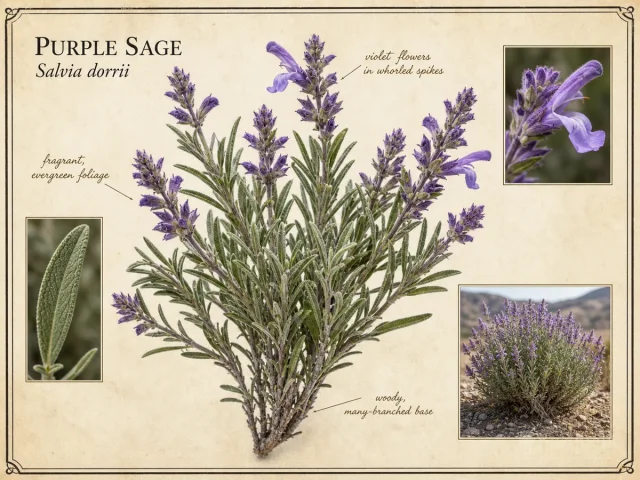 Purple Sage (Salvia dorrii)