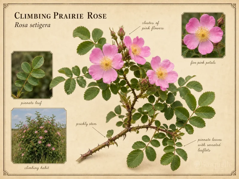 Climbing Prairie Rose