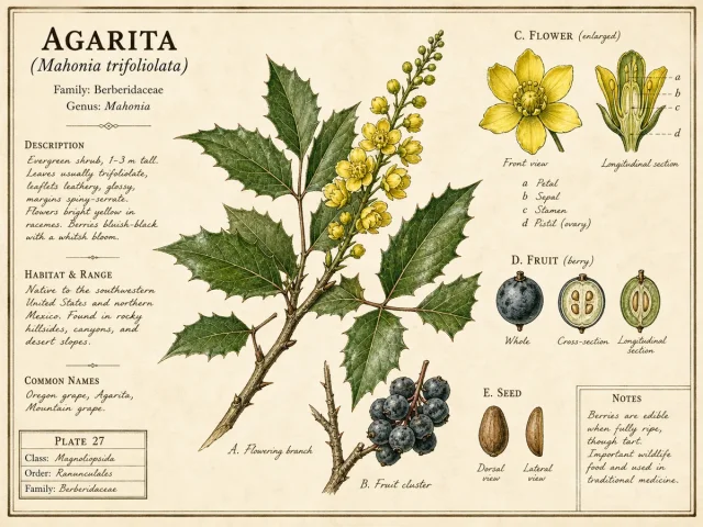 Agarita (Mahonia trifoliolata)