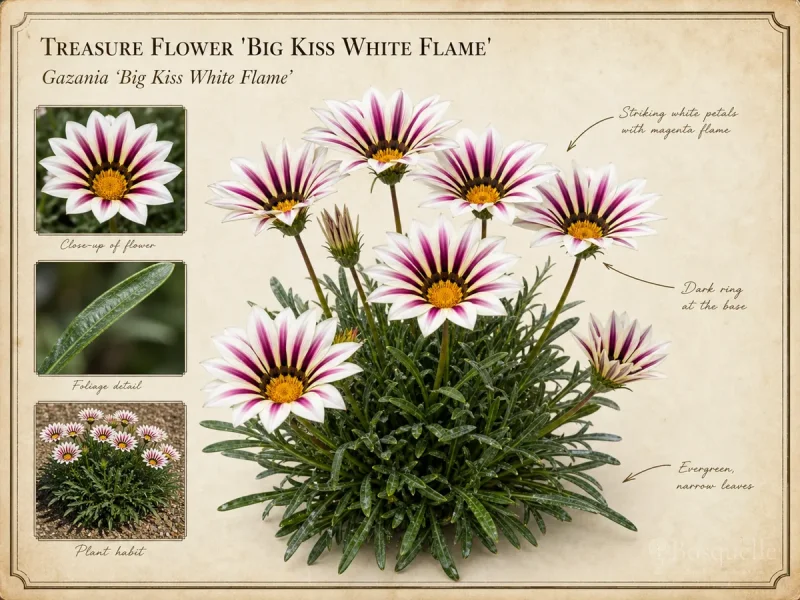 Treasure Flower 'Big Kiss White Flame'