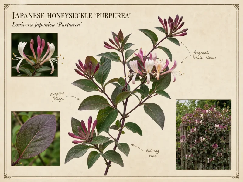 Japanese Honeysuckle 'Purpurea'