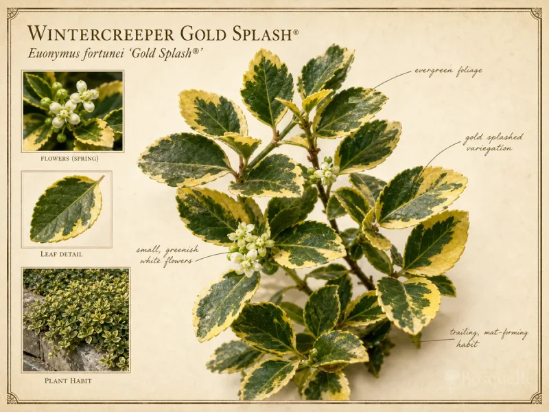 Wintercreeper Gold Splash® (Euonymus fortunei Gold Splash®)