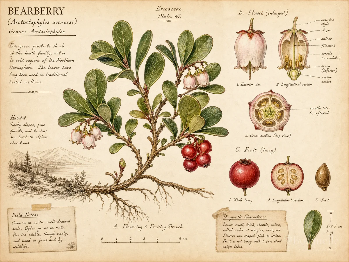 Bearberry (Arctostaphylos uva-ursi)