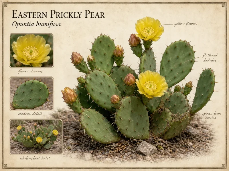 Eastern Prickly Pear (Opuntia humifusa)