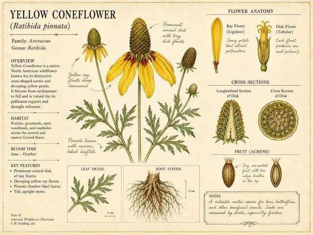Yellow Coneflower (Ratibida pinnata)