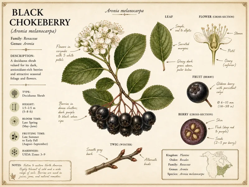 Black Chokeberry (Aronia melanocarpa)