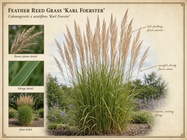 Feather Reed Grass ‘Karl Foerster’ — Grasses and winter seedheads