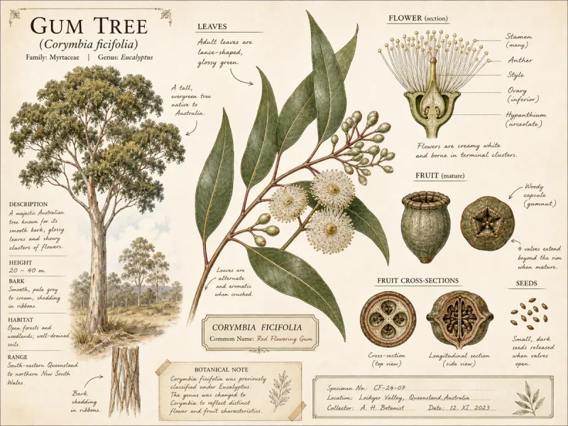 Gum Tree (Corymbia ficifolia)