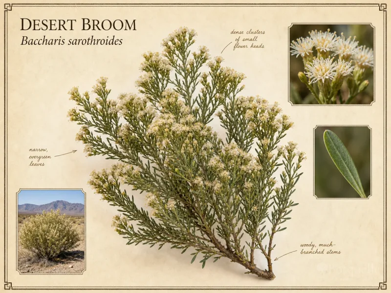 Desert Broom (Baccharis sarothroides)