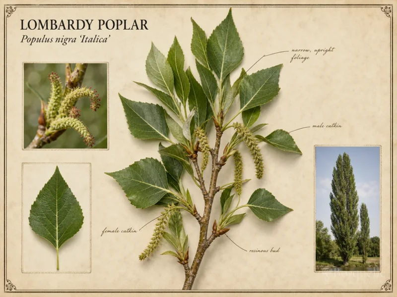 Lombardy Poplar (Populus nigra ‘Italica’)