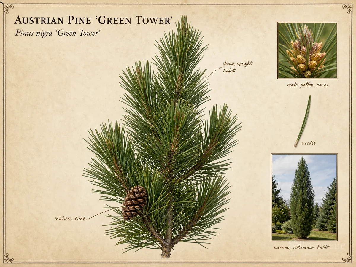 Austrian Pine ‘Green Tower’ (Pinus nigra ‘Green Tower’)