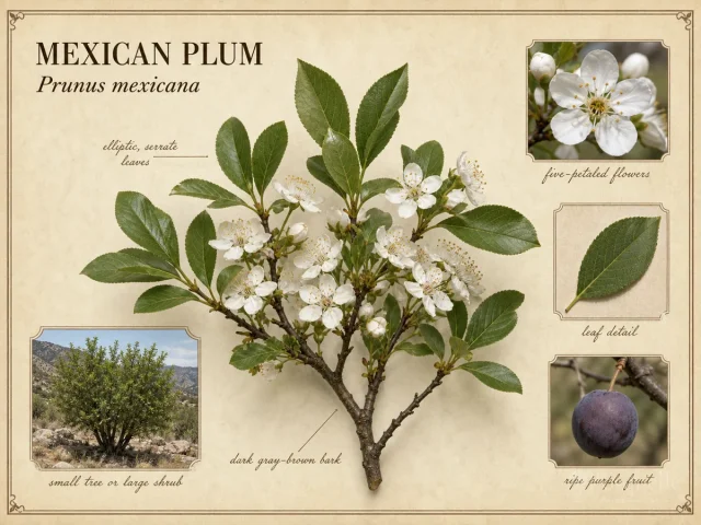 Mexican Plum (Prunus mexicana)