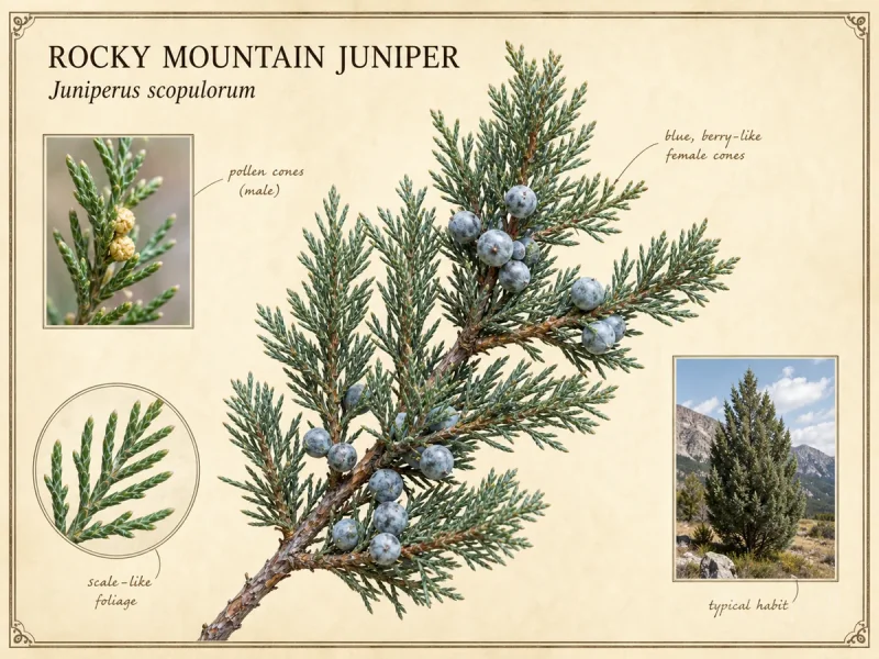 Rocky Mountain Juniper (Juniperus scopulorum)
