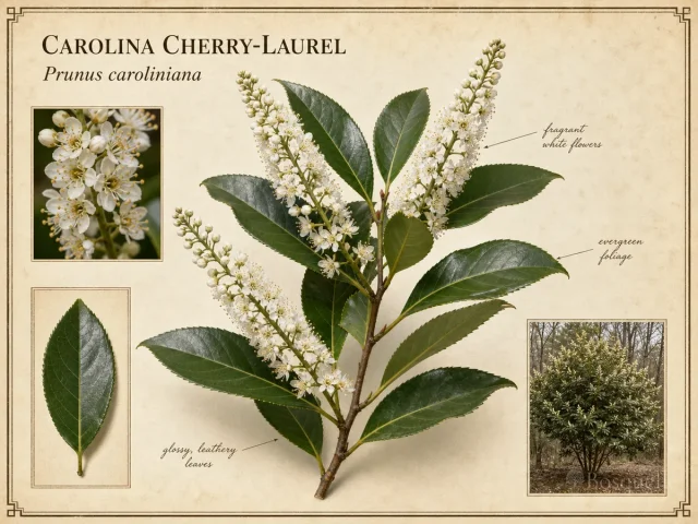 Carolina Cherry-laurel (Prunus caroliniana)