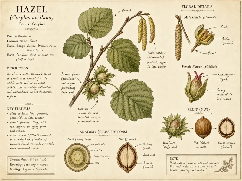 Hazel (Corylus avellana)