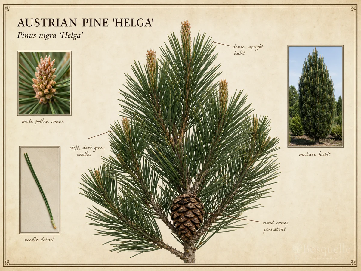 Austrian Pine ‘Helga’ (Pinus nigra ‘Helga’)