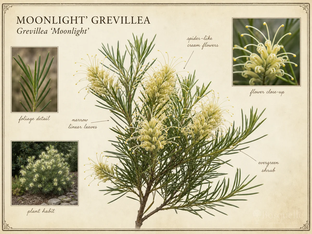 Moonlight’ Grevillea (Grevillea ‘Moonlight’)