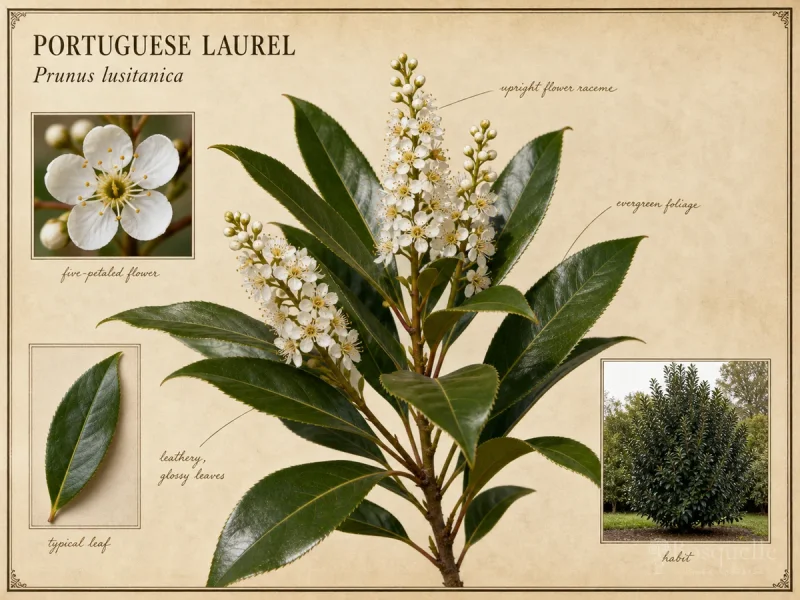 Portuguese Laurel (Prunus lusitanica)