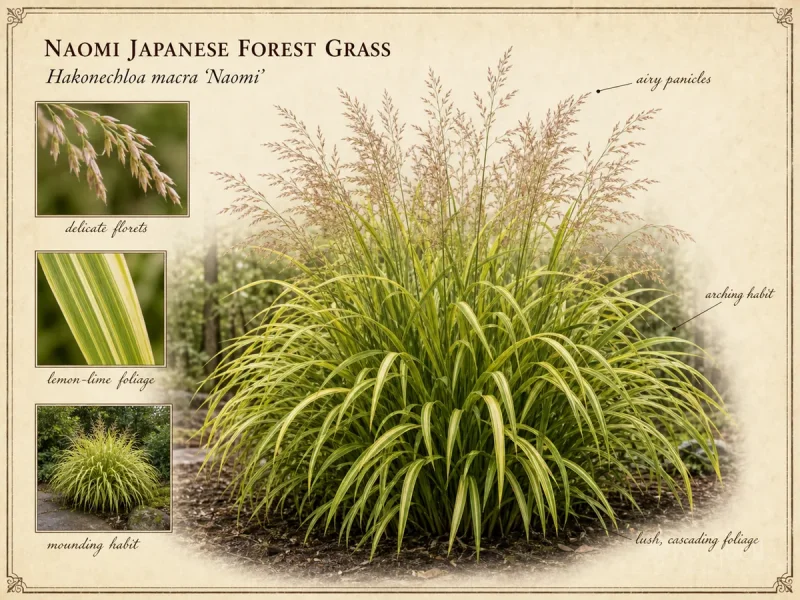Naomi Japanese Forest Grass (Hakonechloa macra ‘Naomi’)