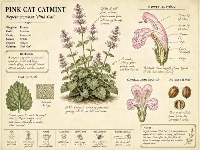 Pink Cat Catmint