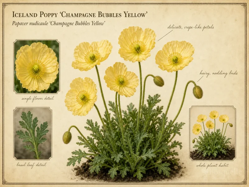 Iceland Poppy ‘Champagne Bubbles Yellow’ (Papaver nudicaule ‘Champagne Bubbles Yellow’)