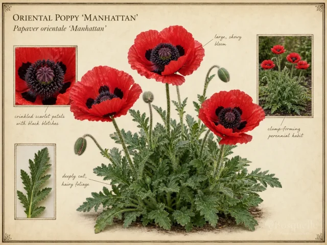 Oriental Poppy 'Manhattan'