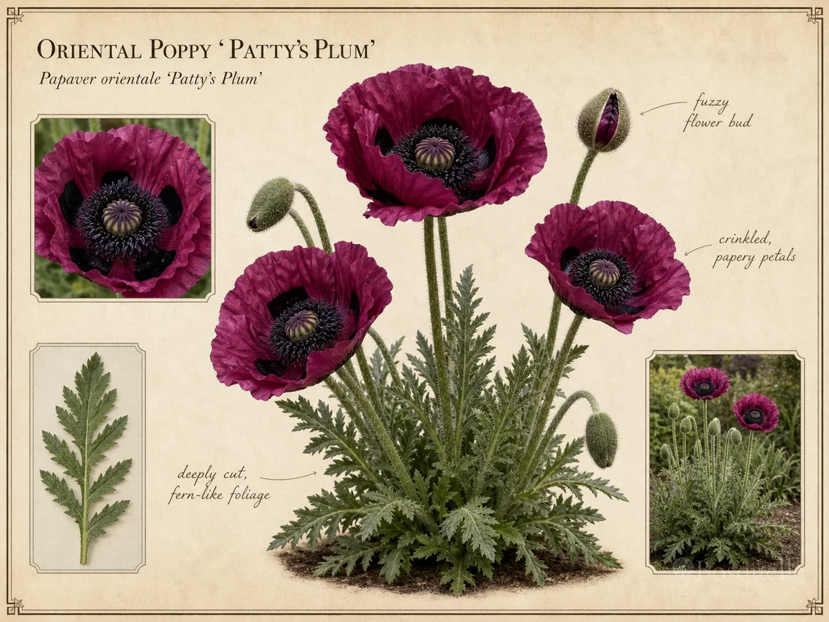 Oriental Poppy 'Patty's Plum'