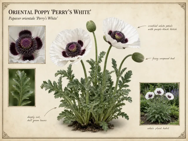 Oriental Poppy 'Perry’s White'