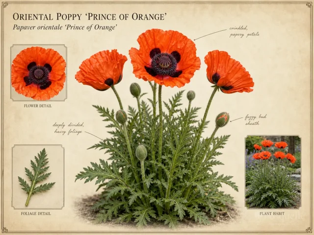 Oriental Poppy 'Prince of Orange'
