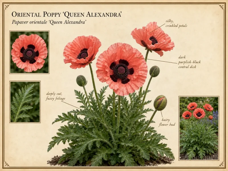 Oriental Poppy ‘Queen Alexandra’ (Papaver orientale ‘Queen Alexandra’)