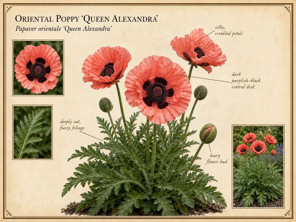 Oriental Poppy 'Queen Alexandra'