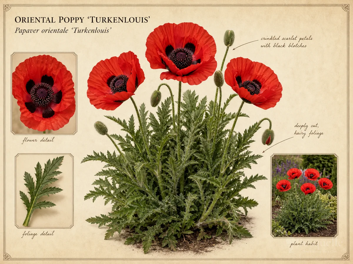 Oriental Poppy 'Turkenlouis'