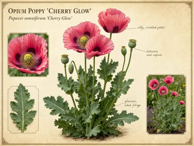 Opium Poppy 'Cherry Glow'