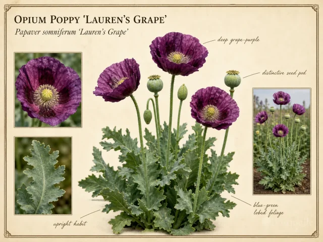 Opium Poppy 'Lauren's Grape' — How to sow