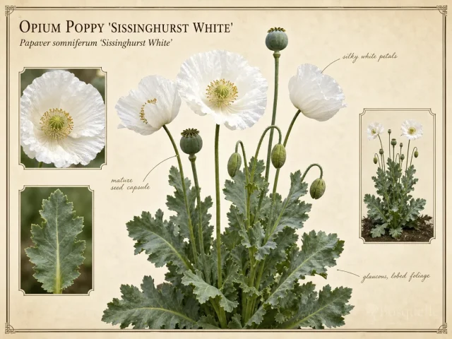 Opium Poppy 'Sissinghurst White'