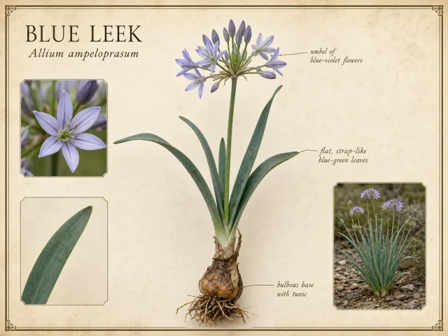 Blue Leek (Allium ampeloprasum)