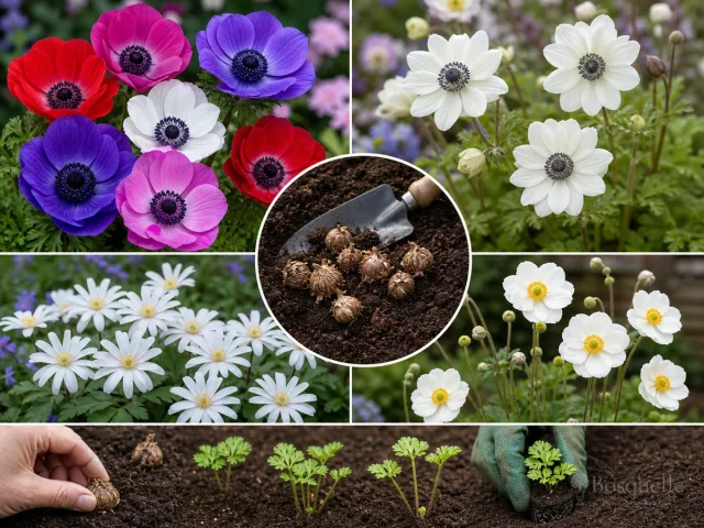 Planting Anemones — for Anemone 'Blue Shades'
