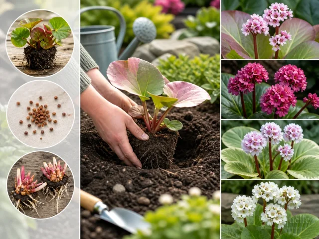 Planting Bergenia — for Fringed Bergenia