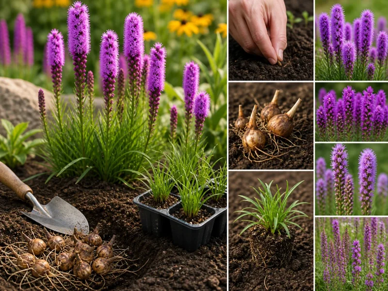 Planting Blazing Star — for Gayfeather 'Floristan Violet'