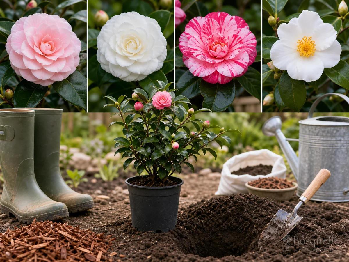 Planting Camellias guide illustration