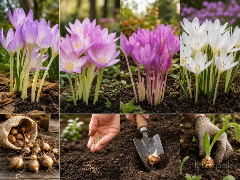 Planting Colchicum — for Autumn Crocus