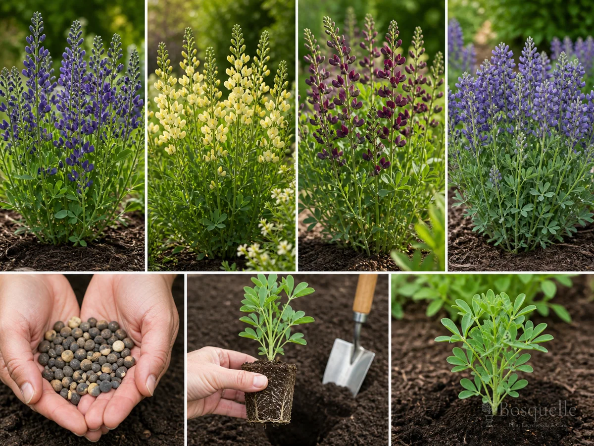 Planting False Indigo guide illustration