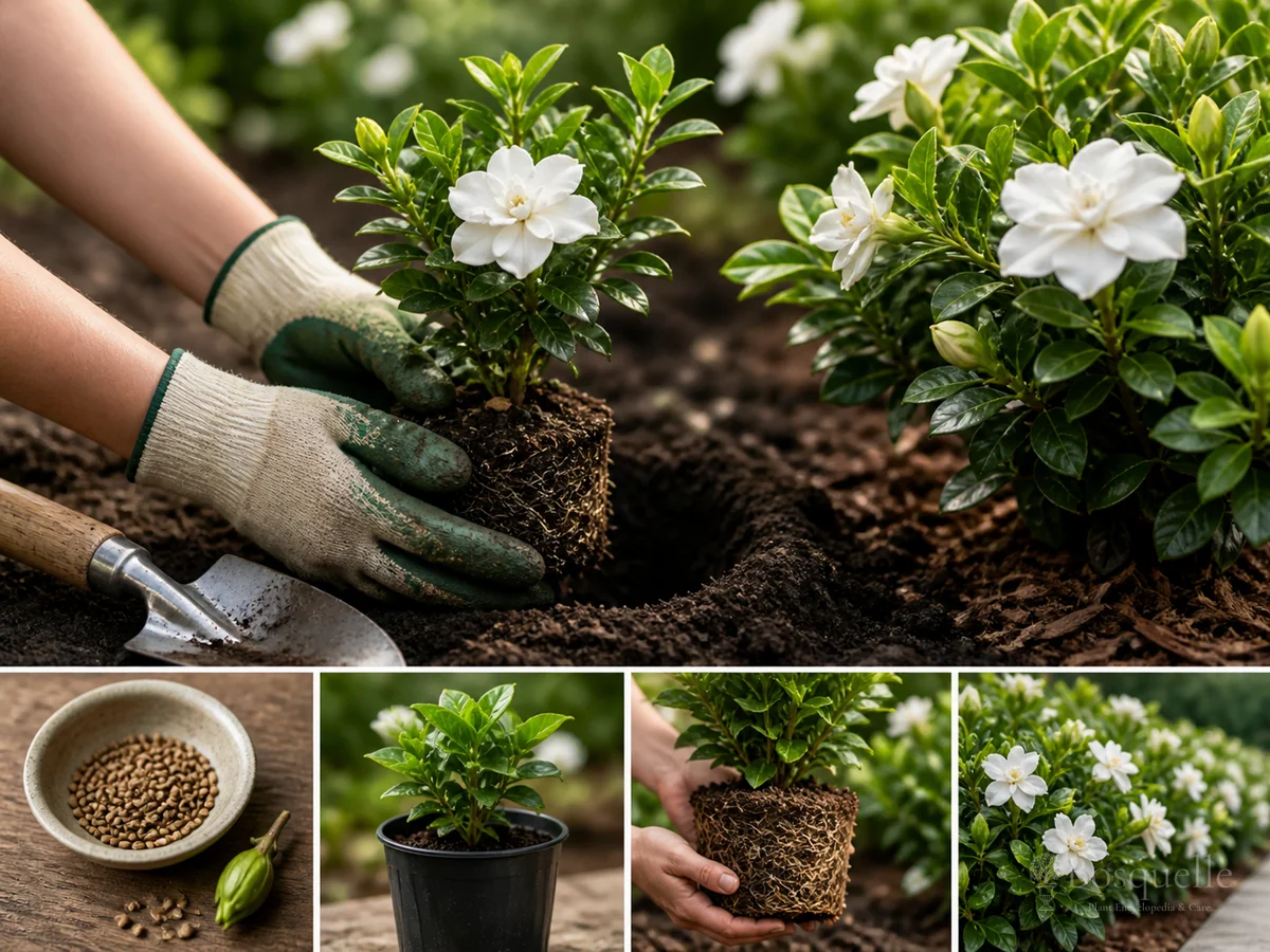 Planting Gardenia guide illustration
