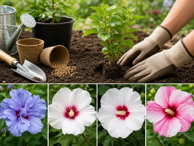 Planting Hibiscus — for Rose Mallow 'Candy Crush'