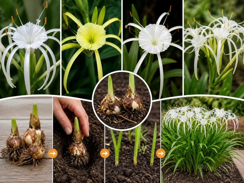 Planting Hymenocallis — for Perfumed Spider Lily