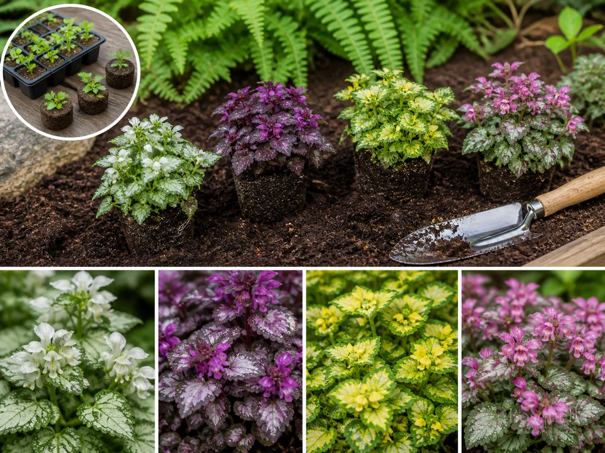 Planting Lamium guide illustration