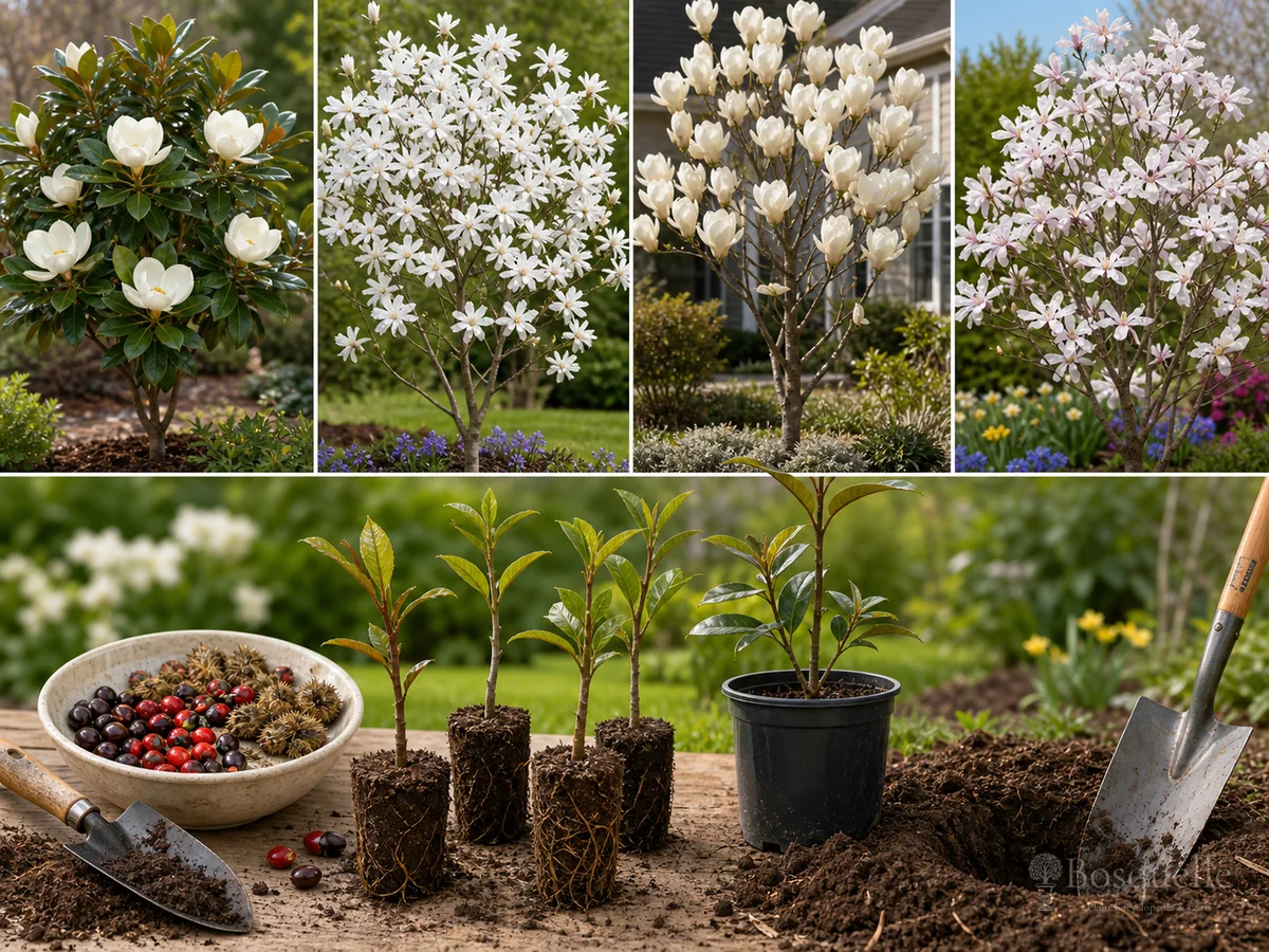Planting Magnolias guide illustration