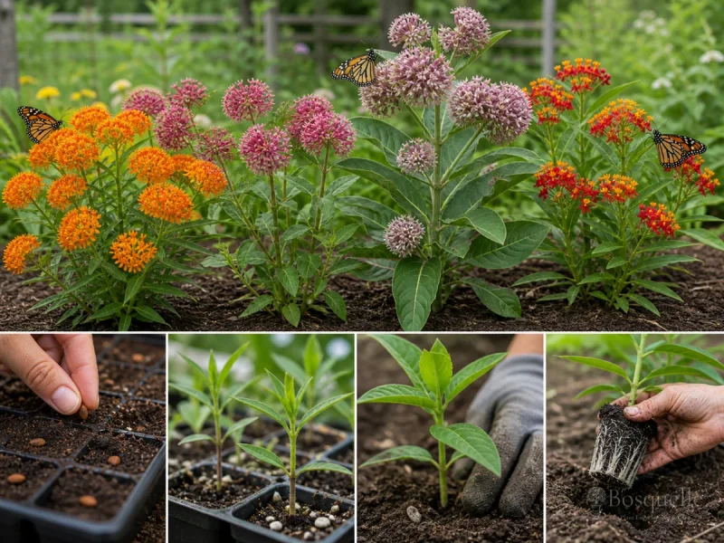 Planting Milkweed — for Narrowleaf Milkweed