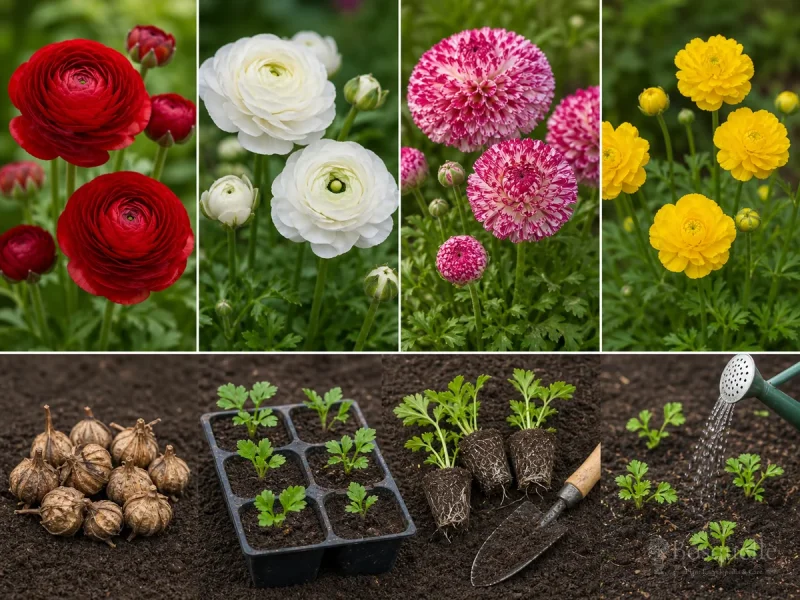 Planting Ranunculus Corms — for Lesser Spearwort